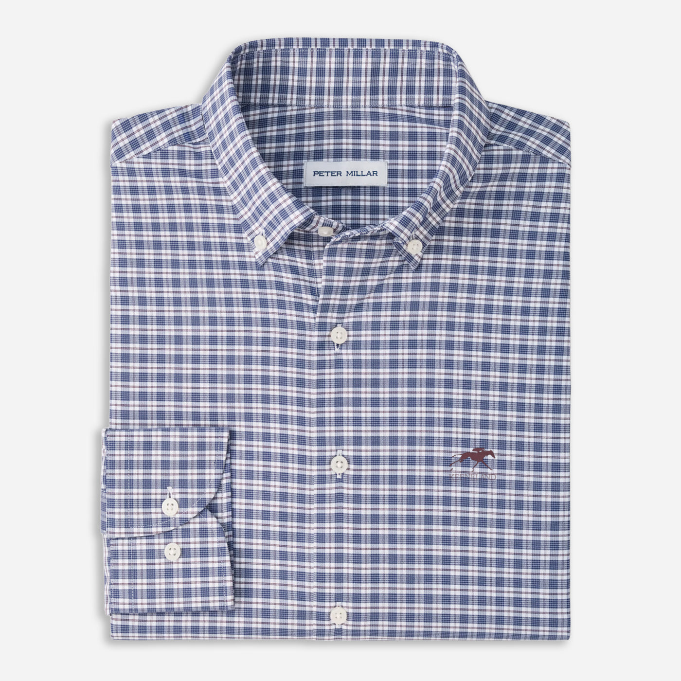 Peter Millar Keeneland Men's Clark Twill Sport Shirt