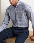 Peter Millar Keeneland Men's Clark Twill Sport Shirt