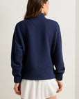 Peter Millar Keeneland Women's Flora Knit Jacquard 1/2 Zip
