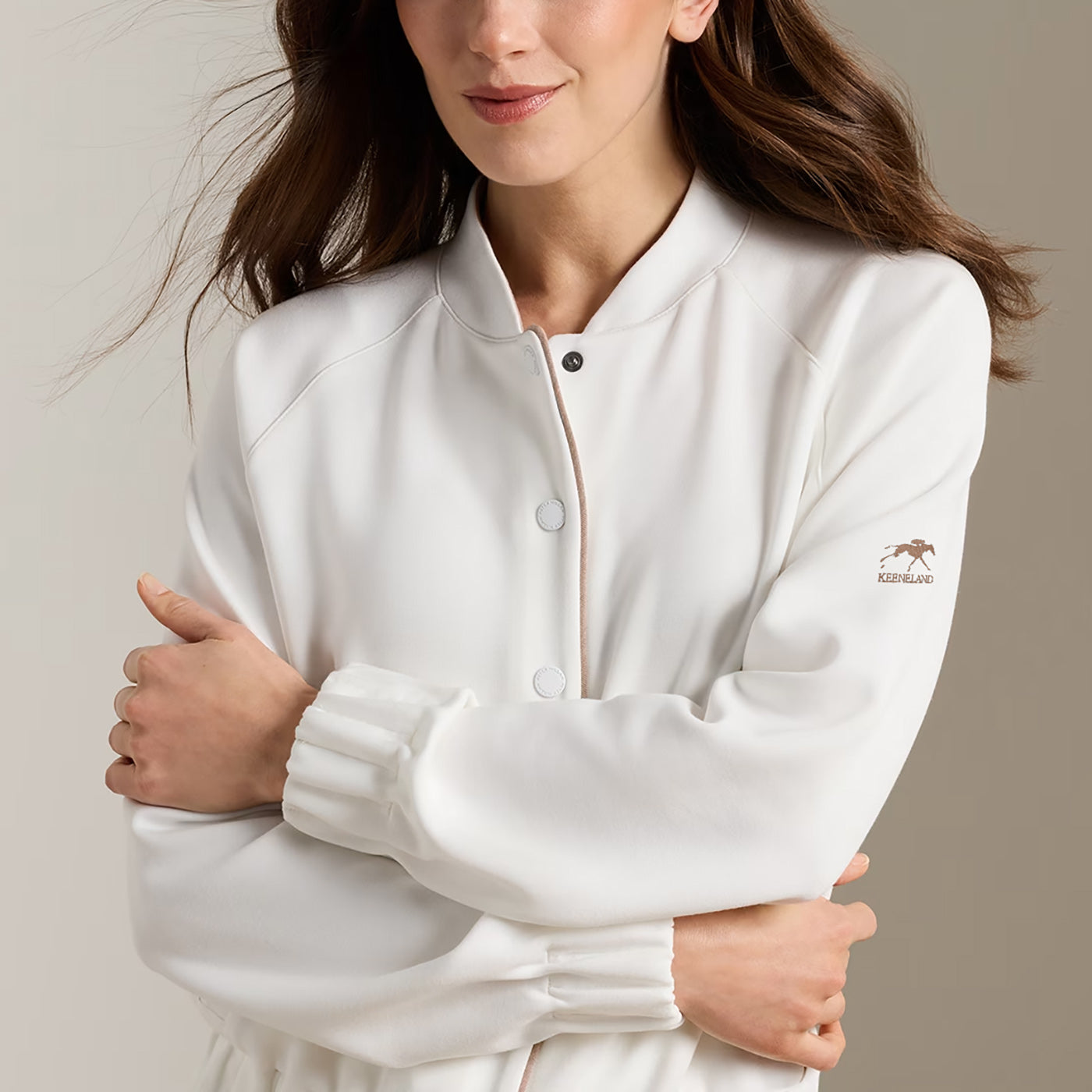 Peter Millar Keeneland Women's Flora Knit Bomber
