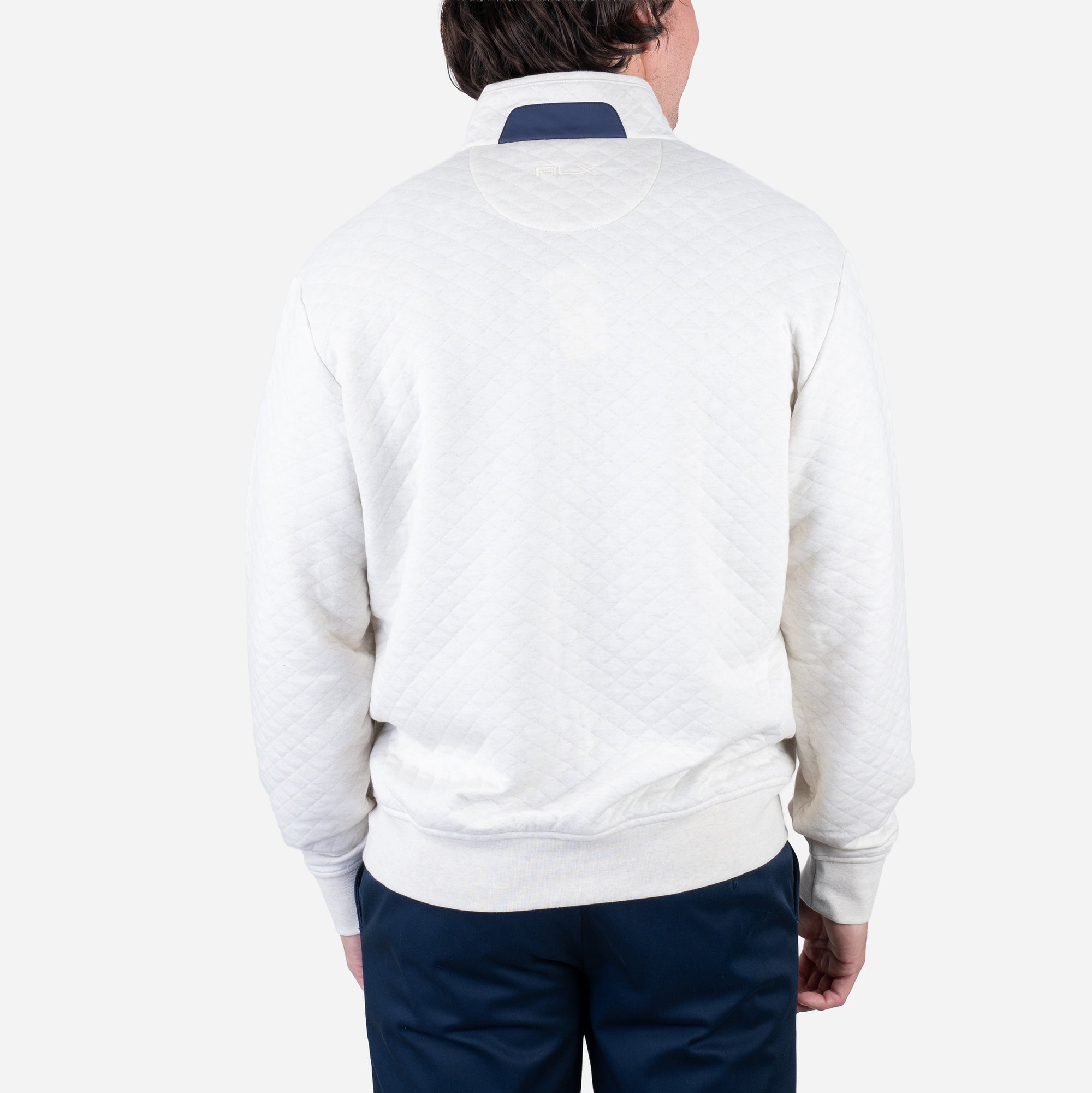 Ralph Lauren Keeneland Men's Quilted Double Knit 1/4 Zip