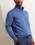 Peter Millar Keeneland Men's UK Perth Melange 1/4 Zip