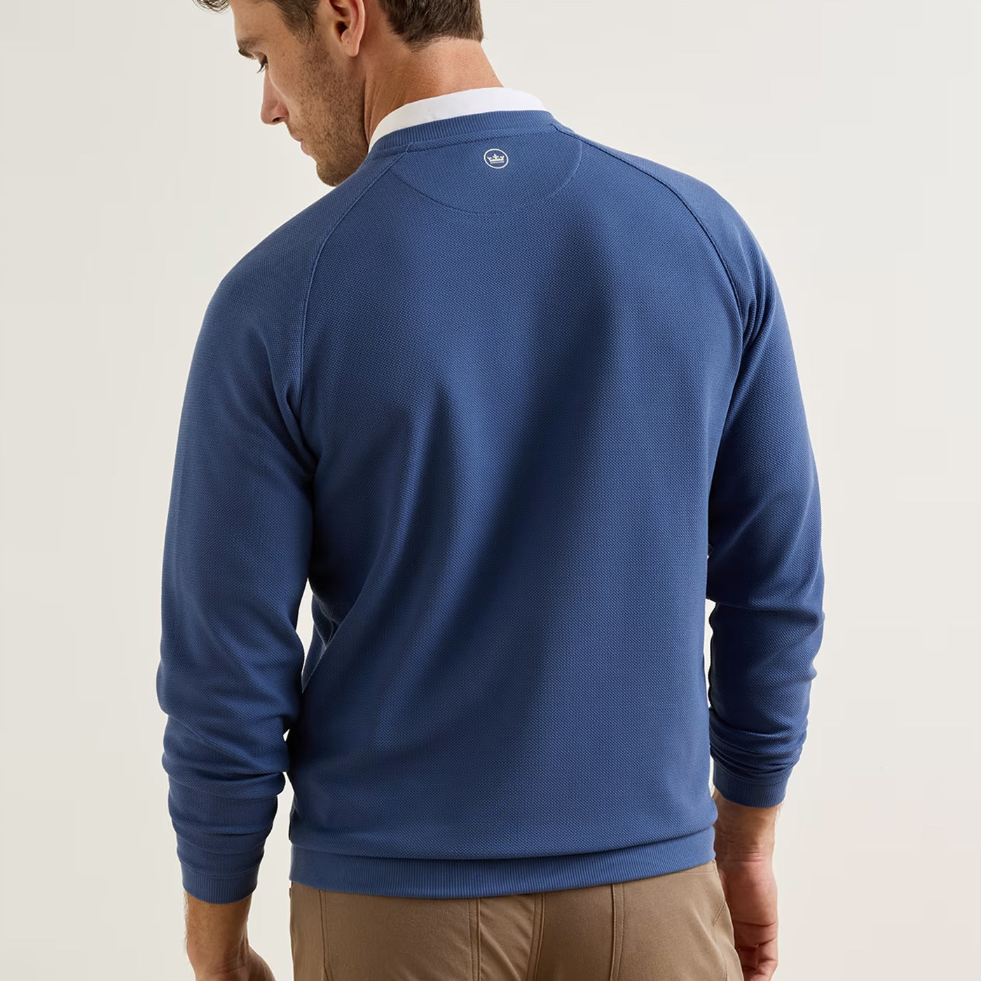 Peter Millar Keeneland Men's UK Cradle Pique Crewneck