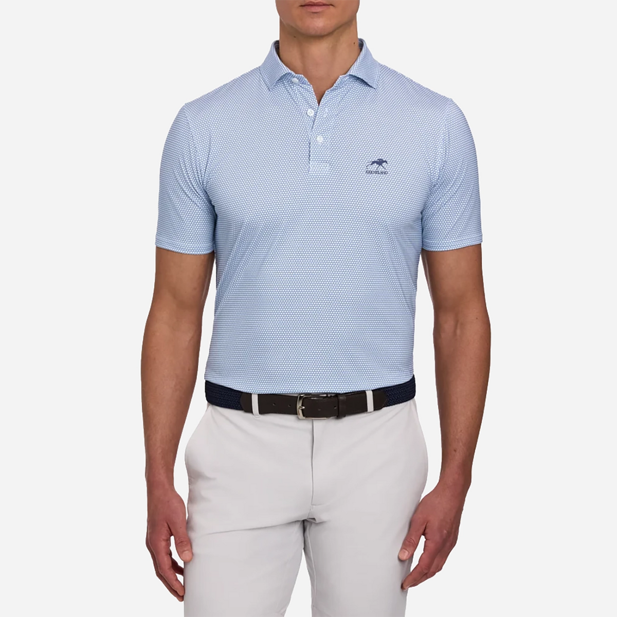 Holderness &amp; Bourne Keeneland Men's Rutherford Golf Ball Polo