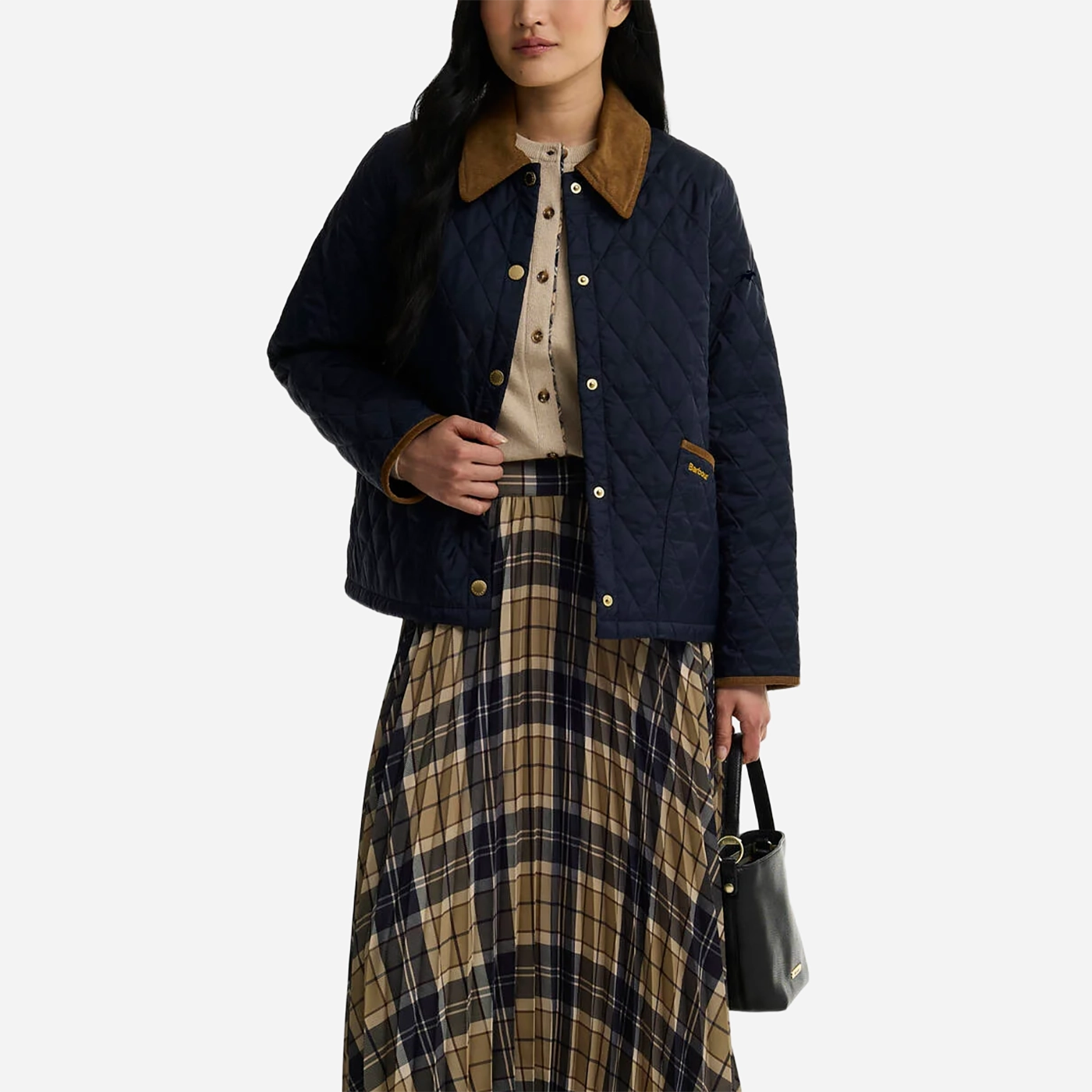 Barbour Keeneland Women's Icons Cropped Liddesdale Quilted Jacket