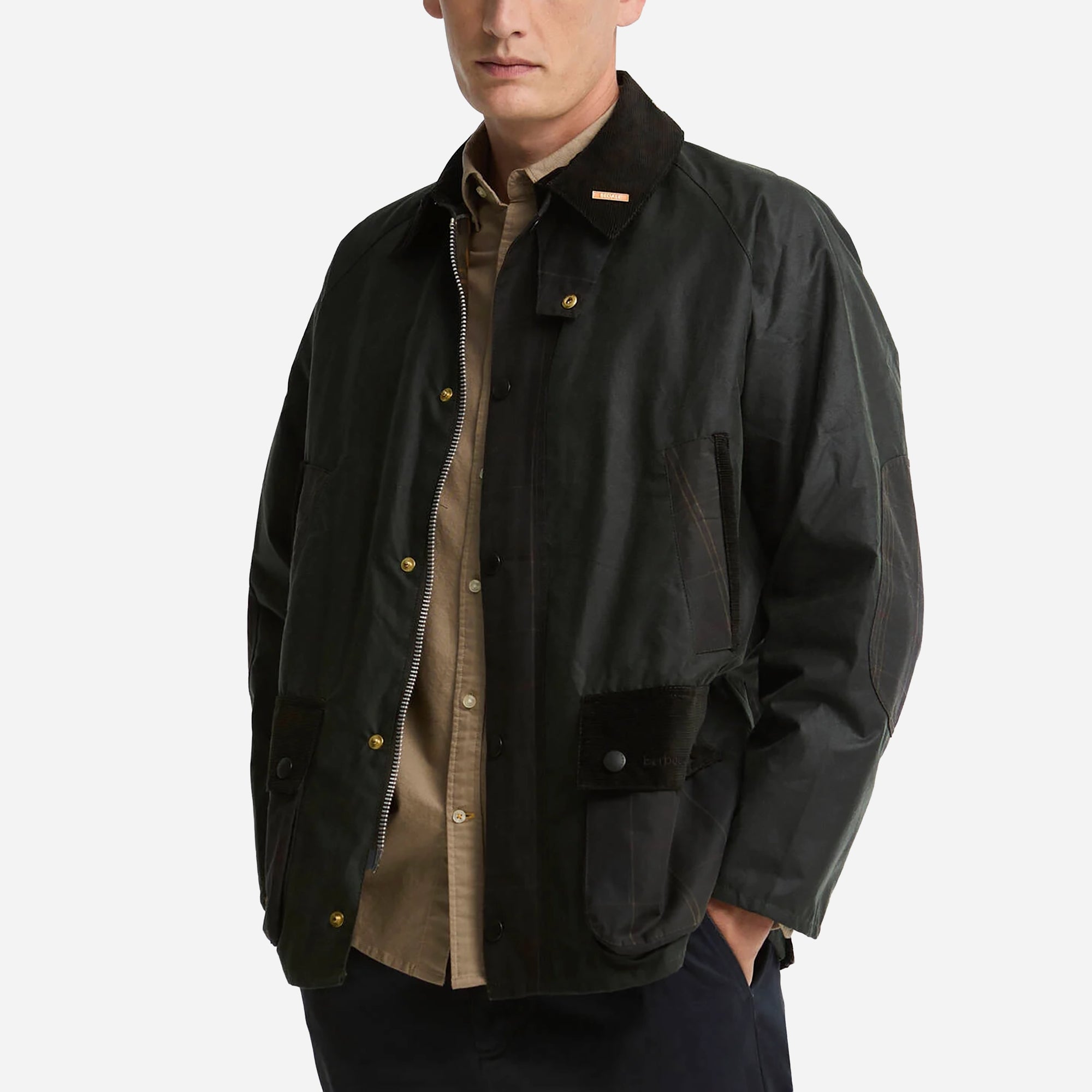 Barbour Men's Icons Patch Bedale Wax Jacket