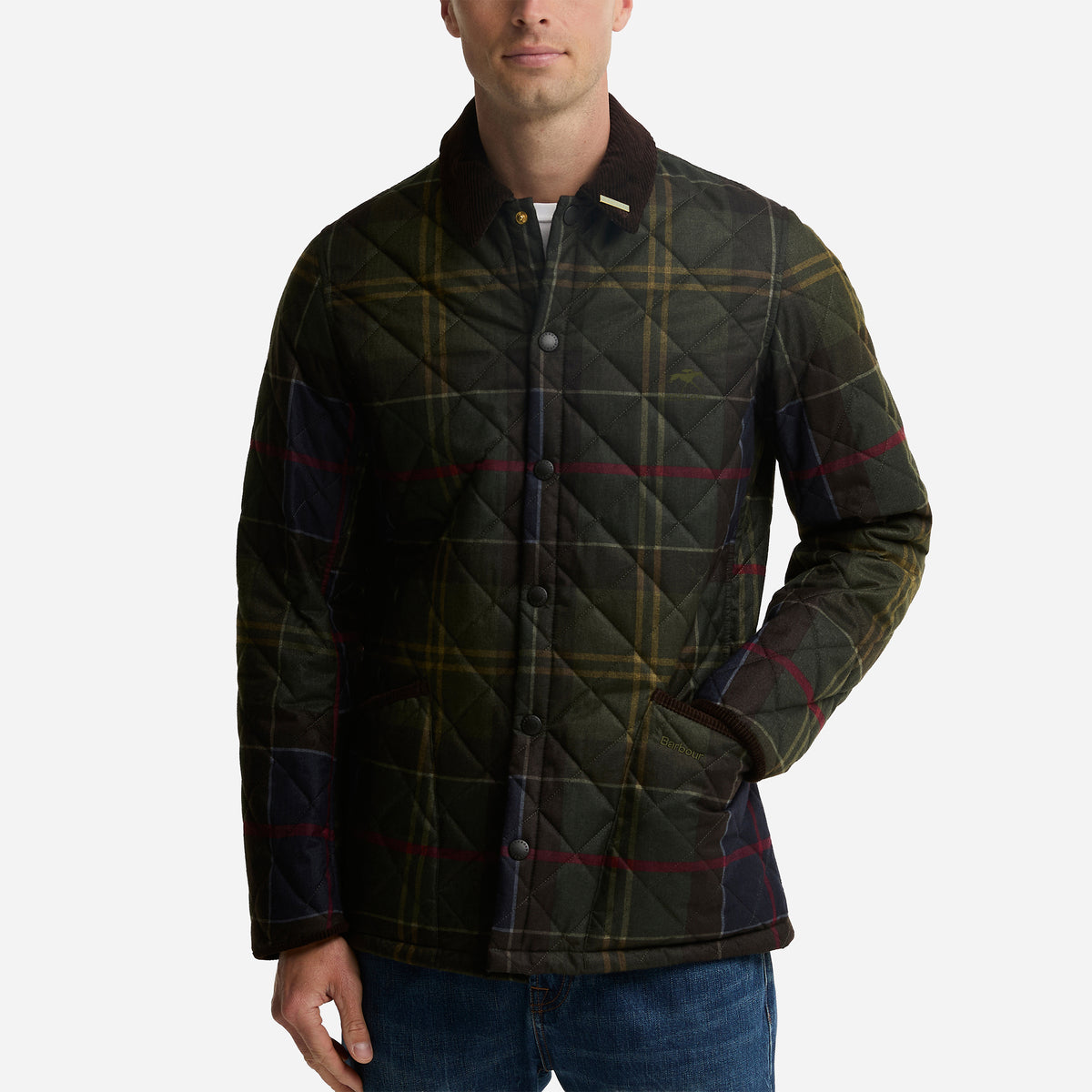 Barbour Keeneland Men's Icons Tartan Heritage Liddesdale Quilted Jacket