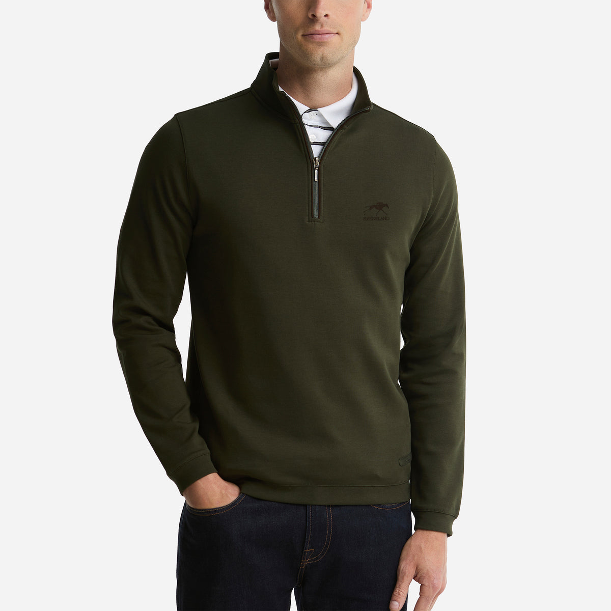 Barbour Keeneland Men's Guy 1/2 Zip Sweatshirt