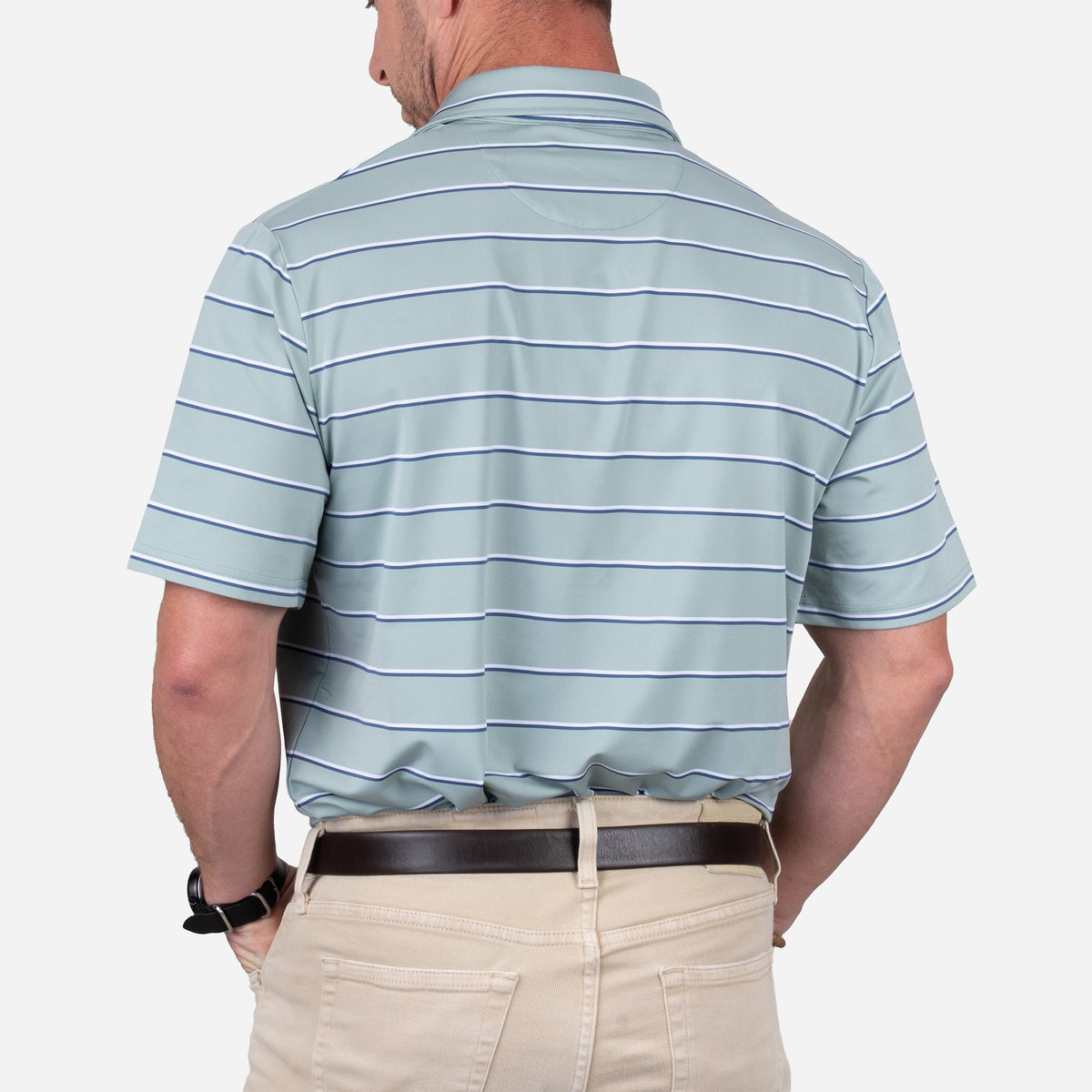 Ralph Lauren Keeneland Men's Lightweight Airflow Stripe Polo