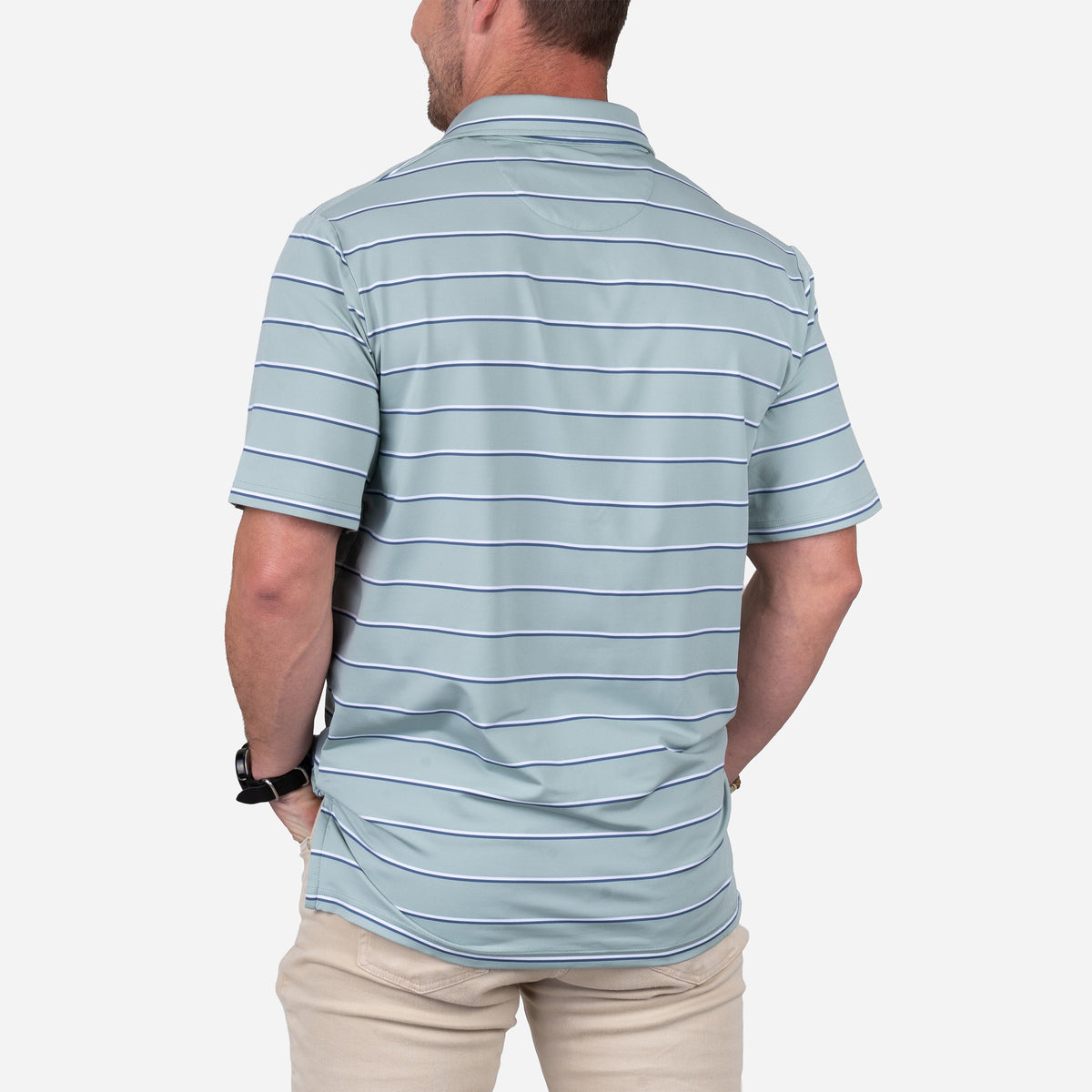 Ralph Lauren Keeneland Men's Lightweight Airflow Stripe Polo