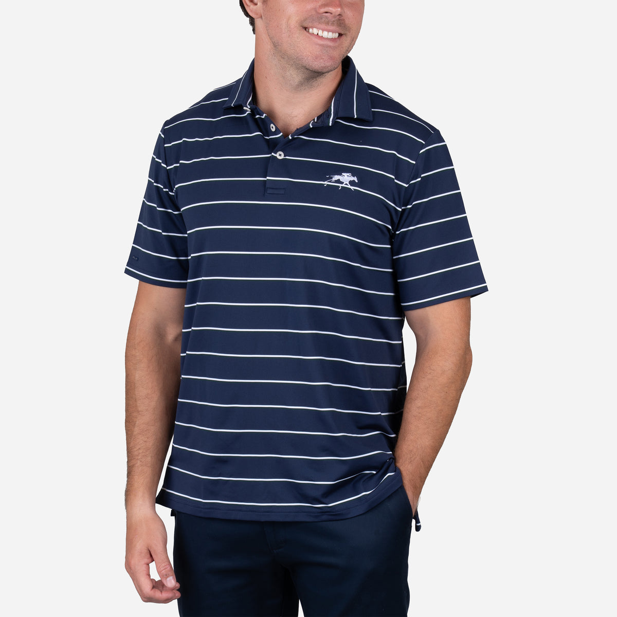 Ralph Lauren Keeneland Men's Lightweight Airflow Stripe Polo