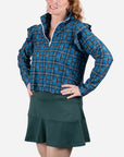 Smith & Quinn Keeneland Women's Pedigree Plaid Grayson 1/4 Zip
