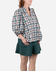 Smith & Quinn Keeneland Women's Pedigree Plaid Eliza Top