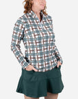 Smith & Quinn Keeneland Women's Pedigree Plaid Ava 1/4 Zip