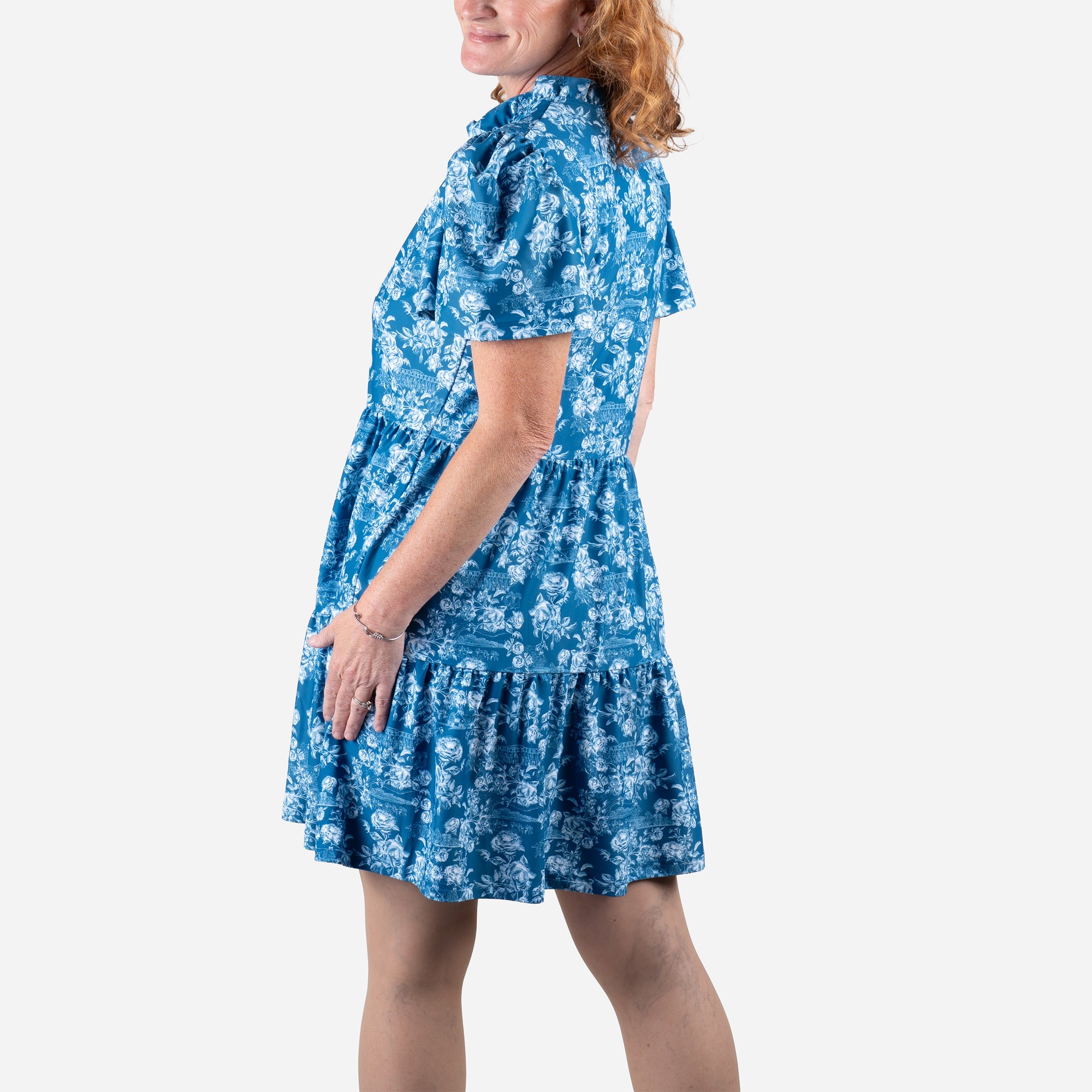 Smith &amp; Quinn Keeneland Women's Raceday Roses Navy Dress