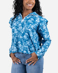 Smith & Quinn Keeneland Women's Raceday Roses Grayson 1/4 Zip