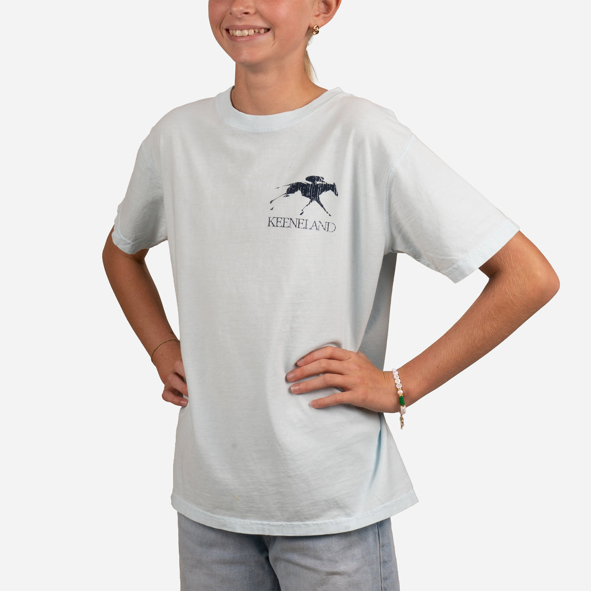 Keeneland Youth Towny Comfort Wash Tee
