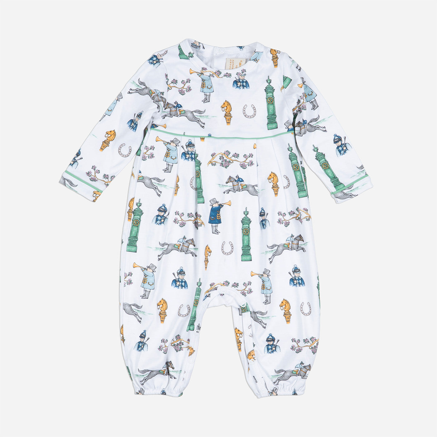 Beaufort Bonnet Keeneland Icons Long Sleeve Bradford Romper