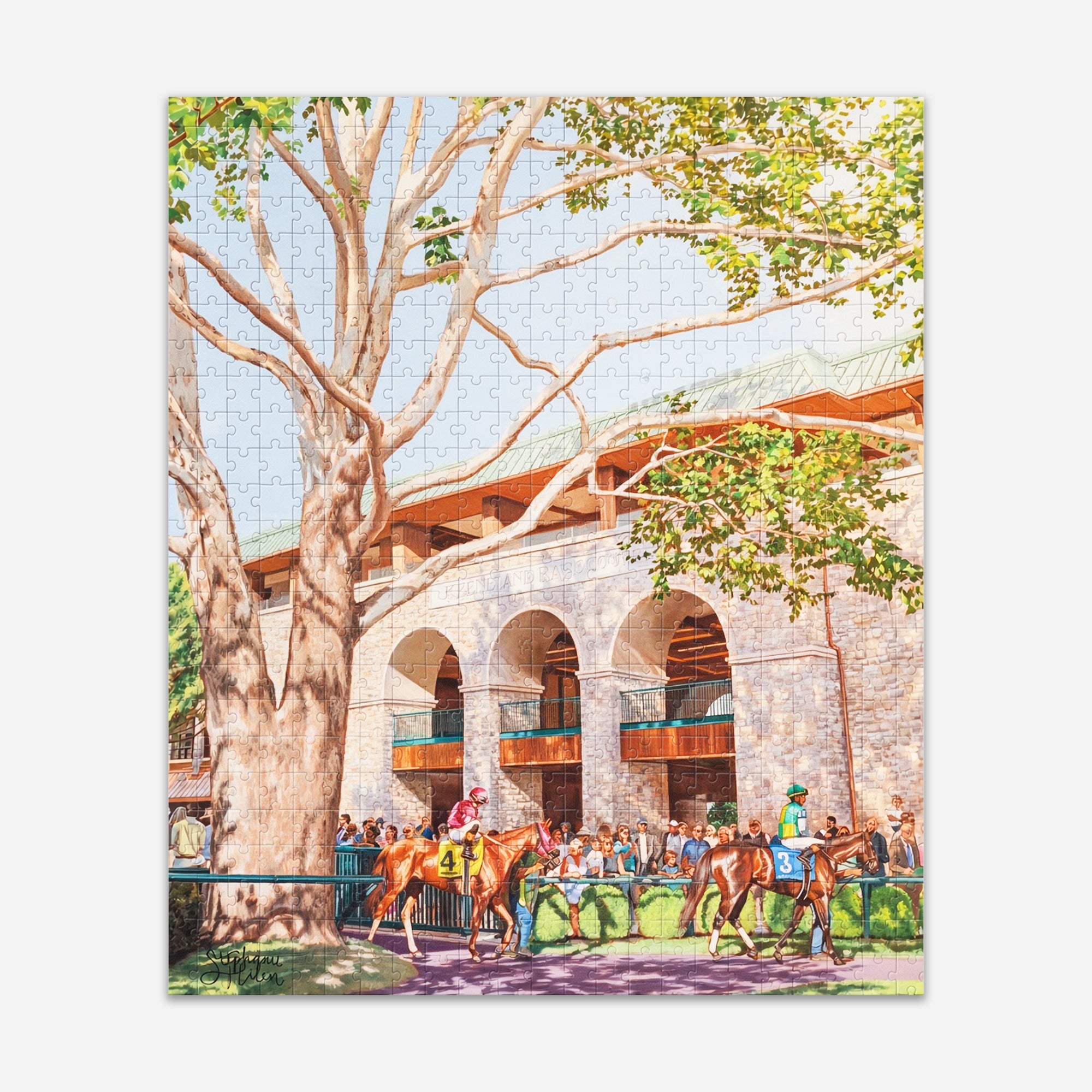 Stephanie Hilen Keeneland Beneath The Sycamore Puzzle