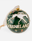 Kitty Keller Keeneland Logo & Lights Ornament
