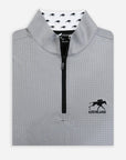 Horn Legend Keeneland Men's Pindot With Horse Trim 1/4 Zip