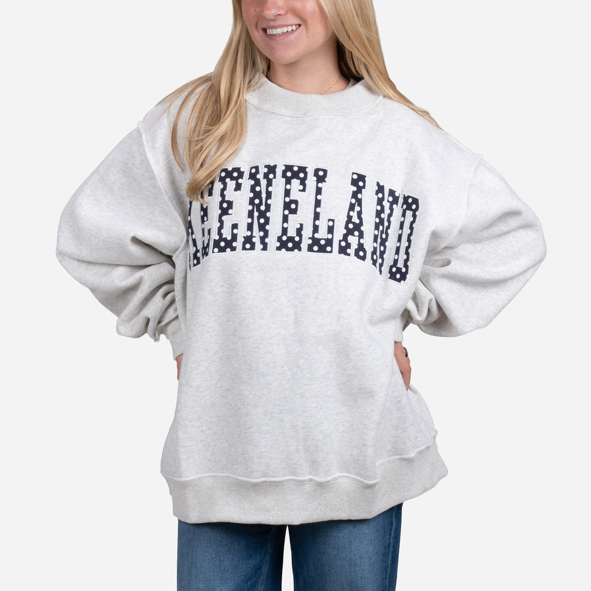 Bucketlist Keeneland Women's Polka Dot Mockneck