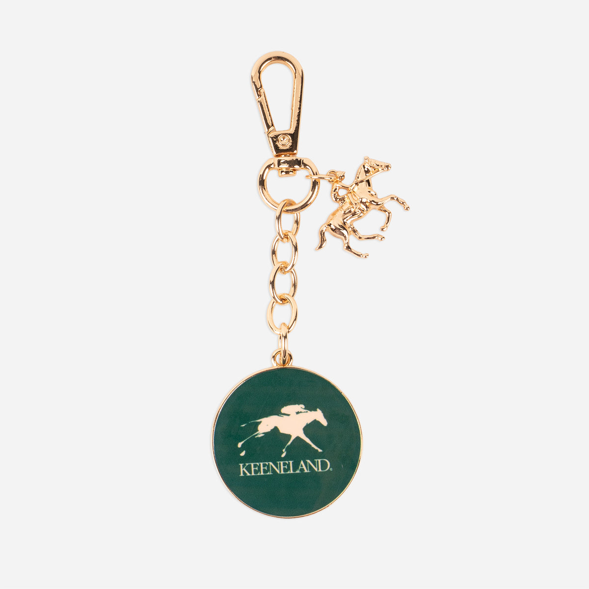 Canvas Style Keeneland Medallion Bag Charm
