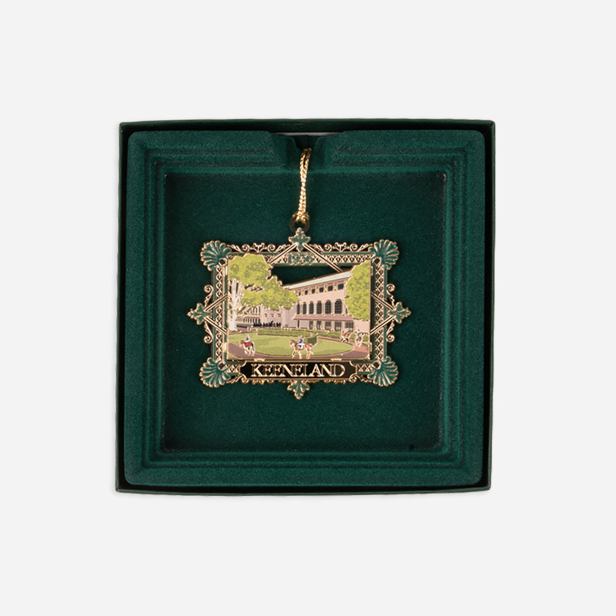 Keeneland Paddock View Ornament