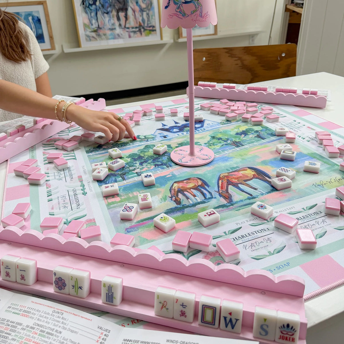 Kayla Weber Art Pink Pastures 