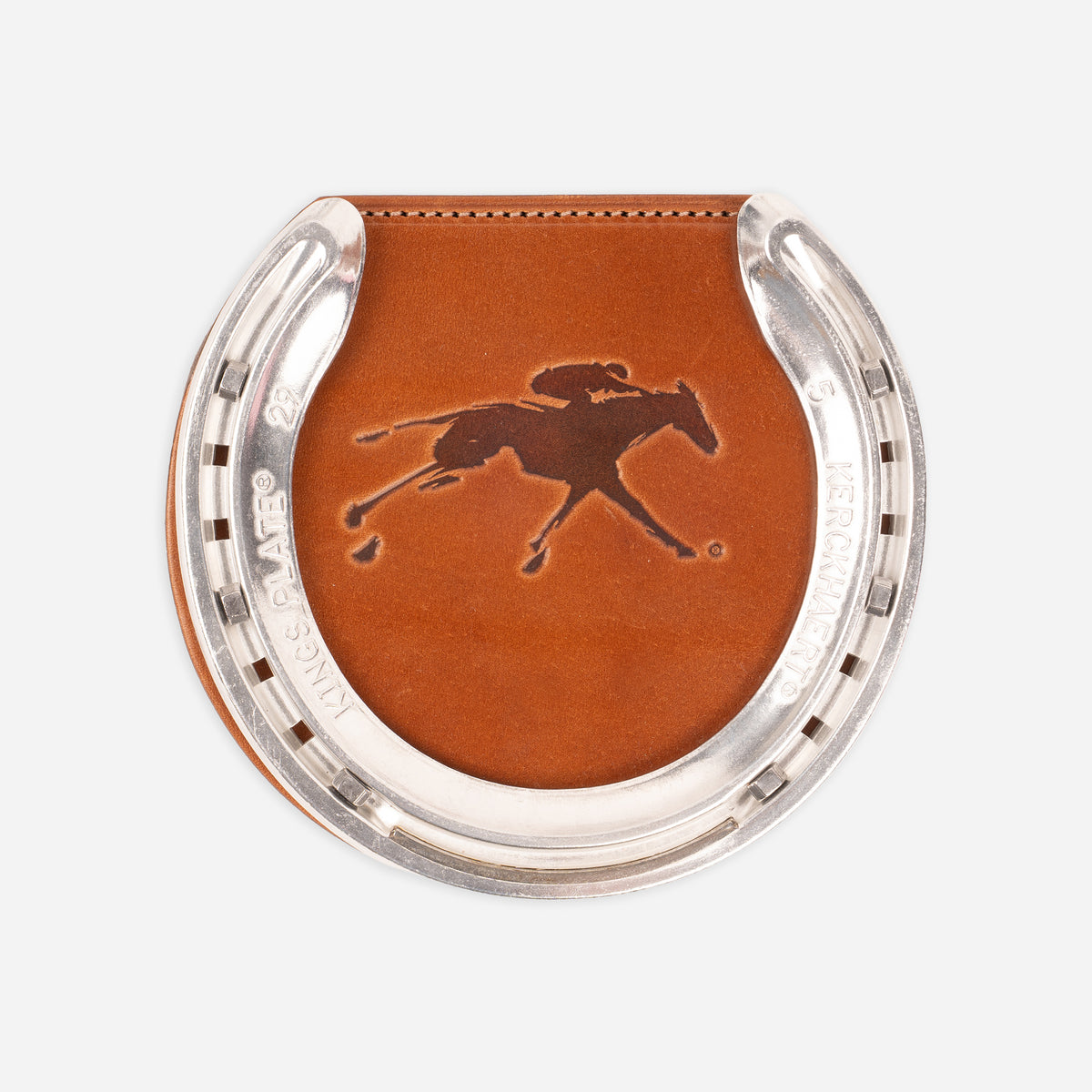 Keeneland Leather Horseshoe Coaster