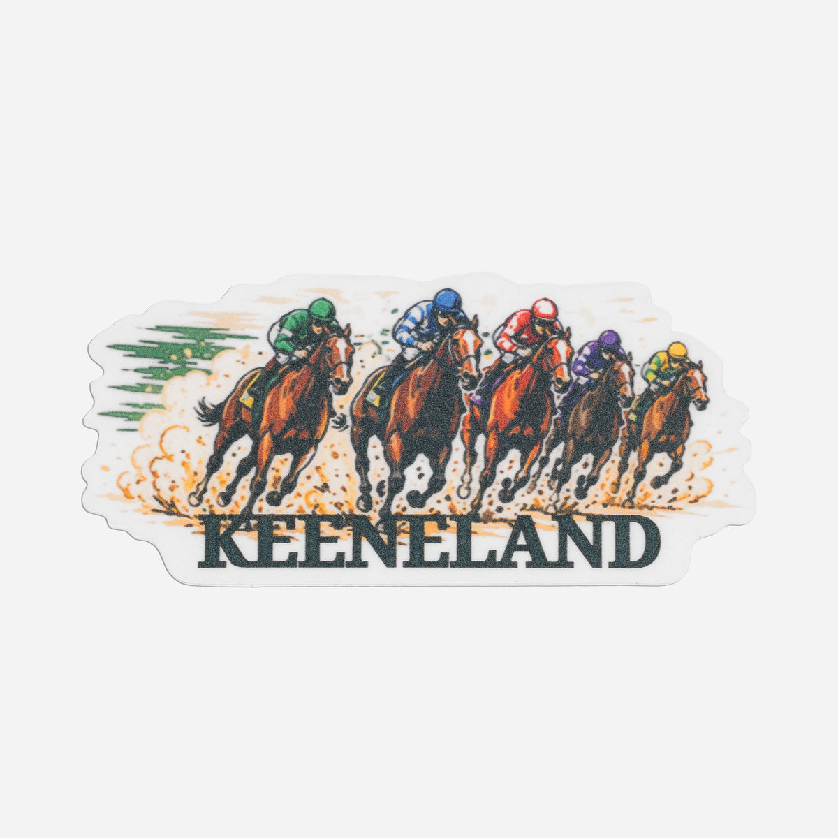 Keeneland And They're Off Decal