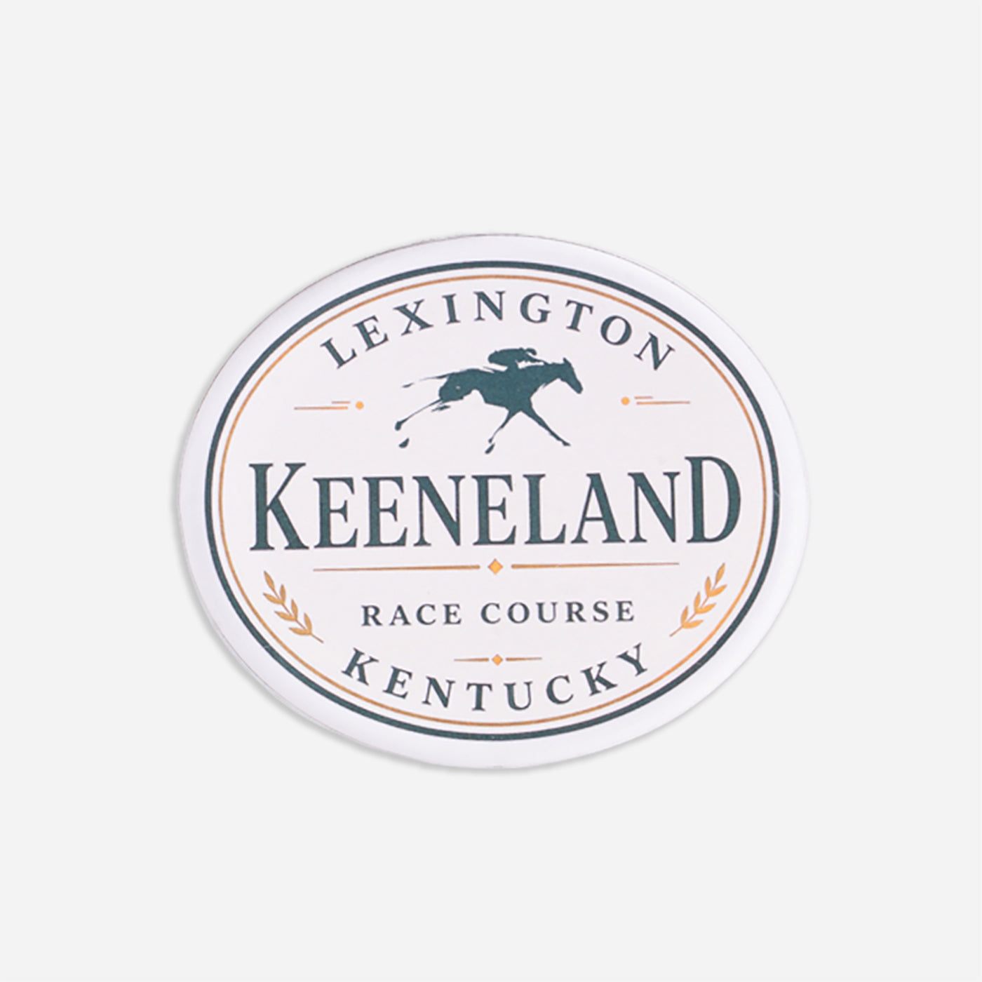 Keeneland Traditional Oval Acrylic Magnet