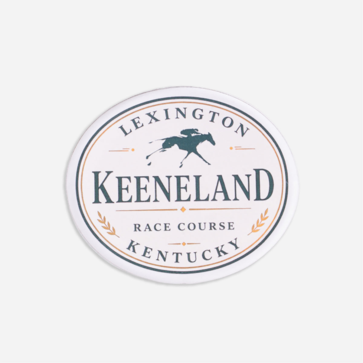Keeneland Traditional Oval Acrylic Magnet