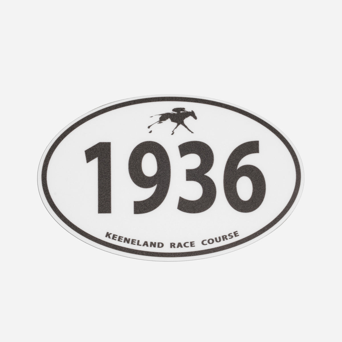 Keeneland 1936 Oval Decal