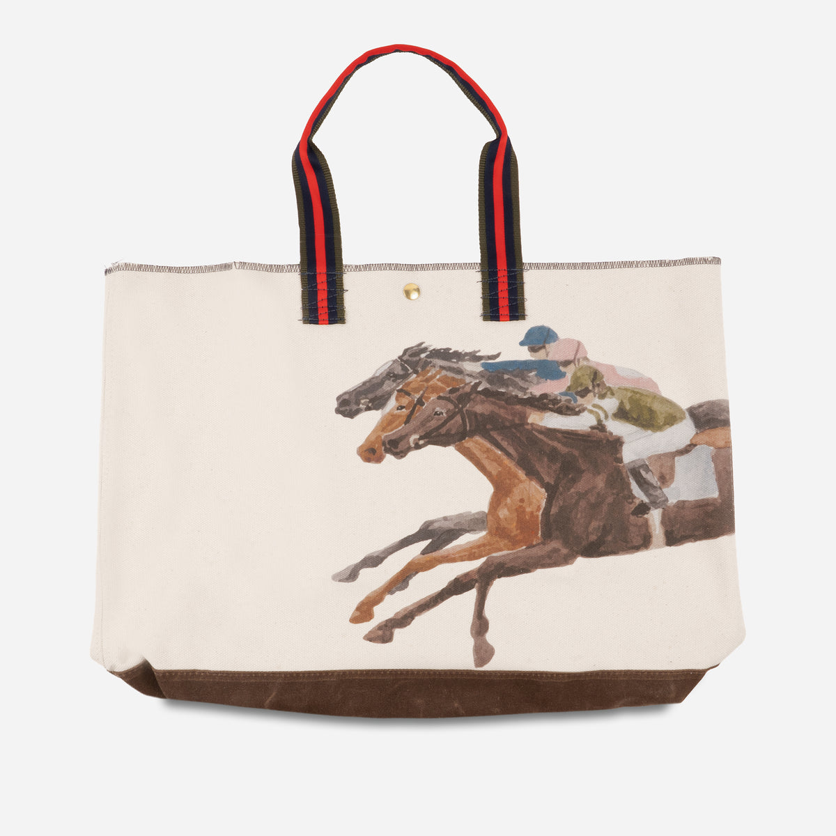 House Of Henry Keeneland Final Stride Waxed Large Lenny Tote