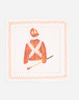 House Of Henry Keeneland Jockey Silks Cocktail Napkins Set of 4
