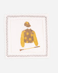 House Of Henry Keeneland Jockey Silks Cocktail Napkins Set of 4