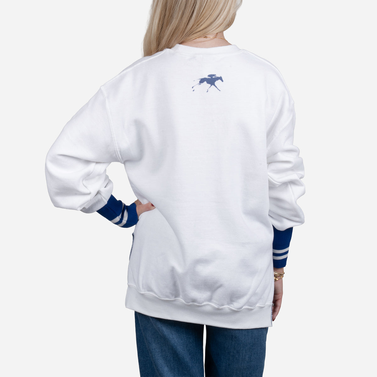 House Of Henry Keeneland Women's Silks Trio Cuffed Sweatshirt