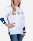 House Of Henry Keeneland Women's Silks Trio Cuffed Sweatshirt