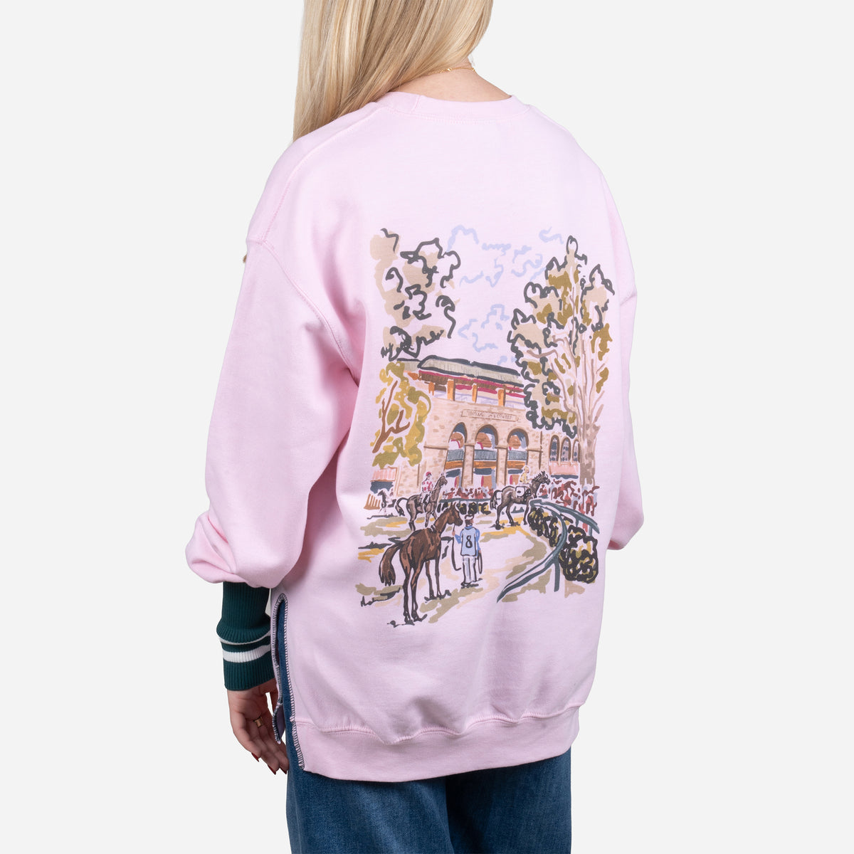 House Of Henry Keeneland Paddock Women's Cuffed Sweatshirt