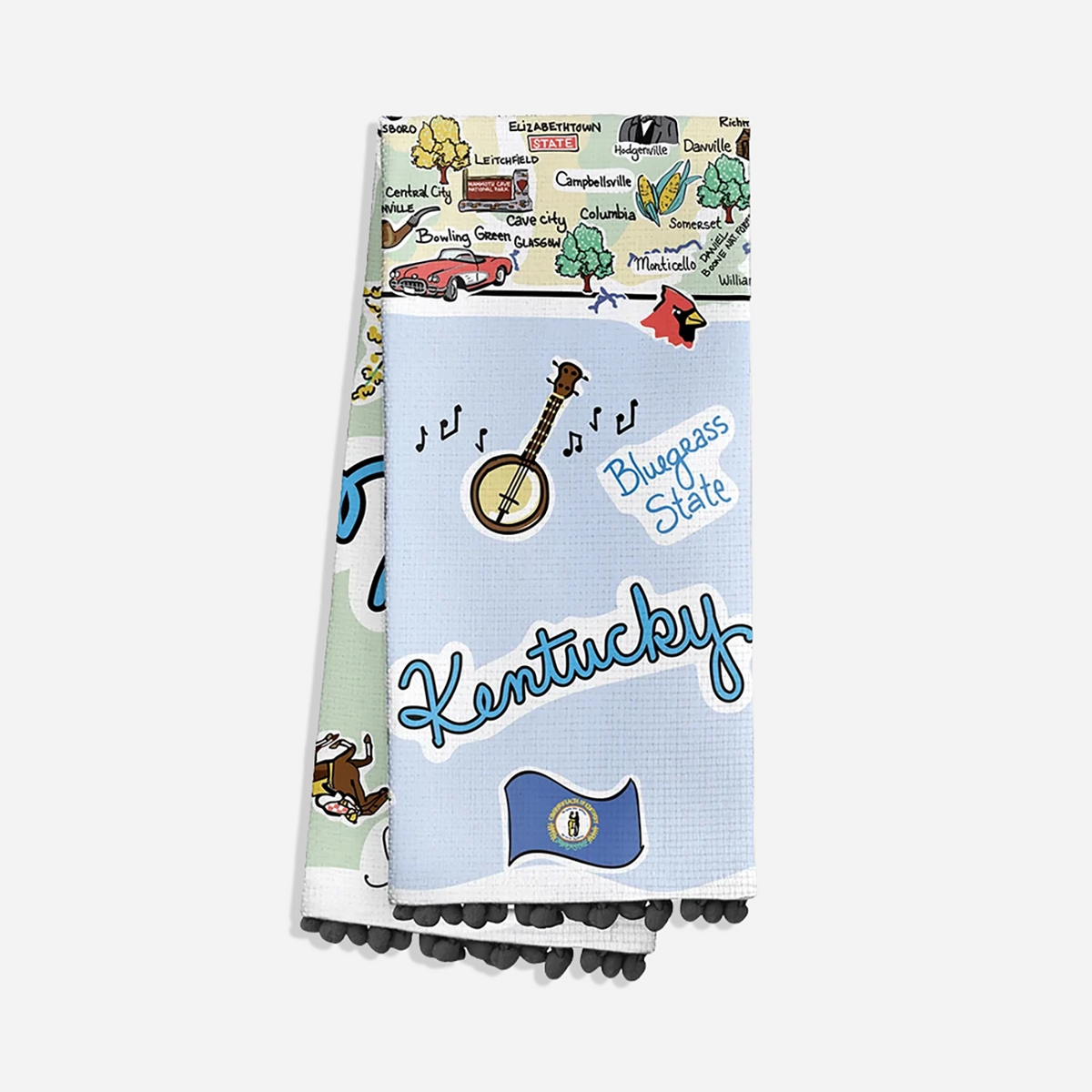 Kentucky Bluegrass State Tea Towel