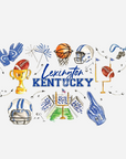 Tailgates In Lexington Tea Towel