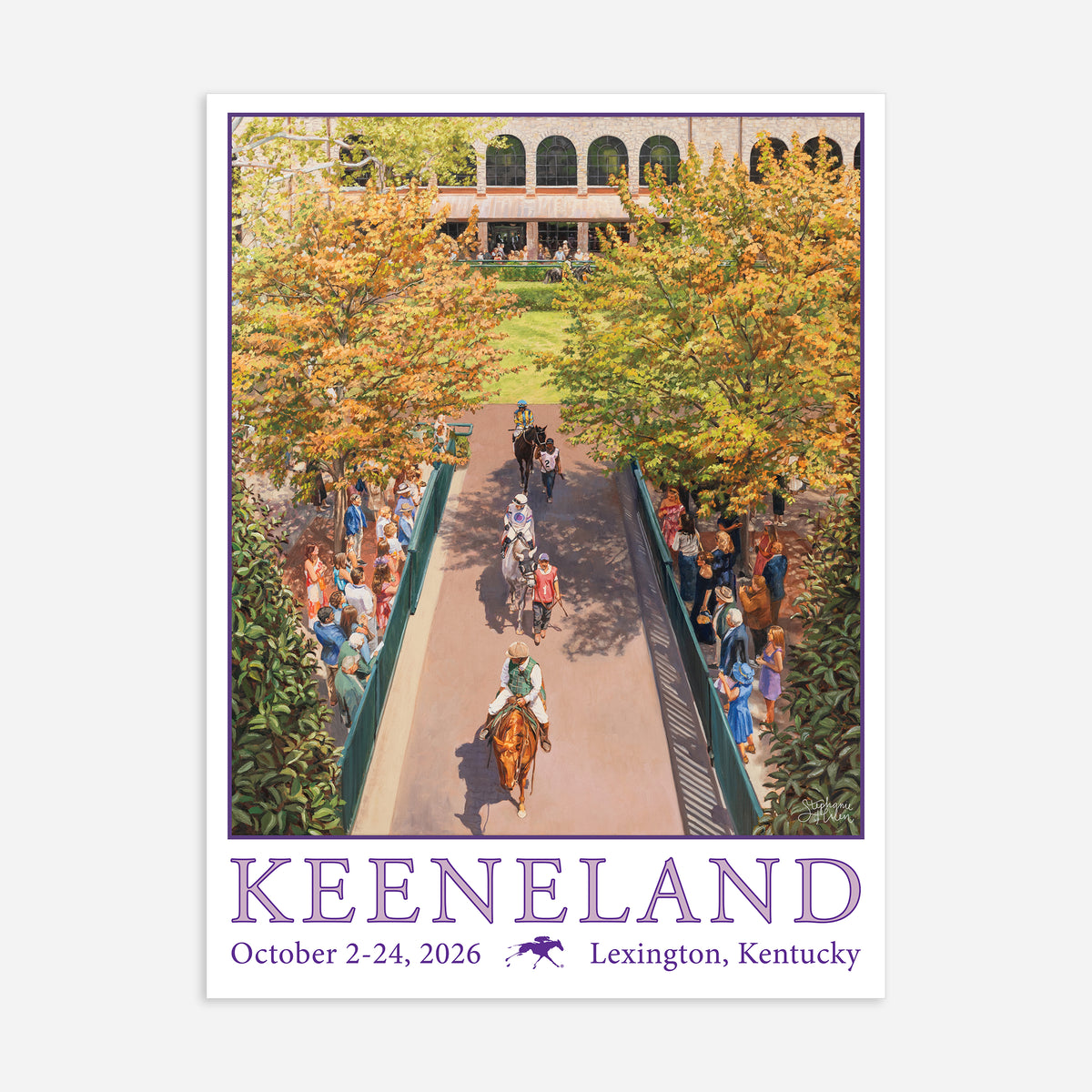 Keeneland Fall 2026 Race Meet Print