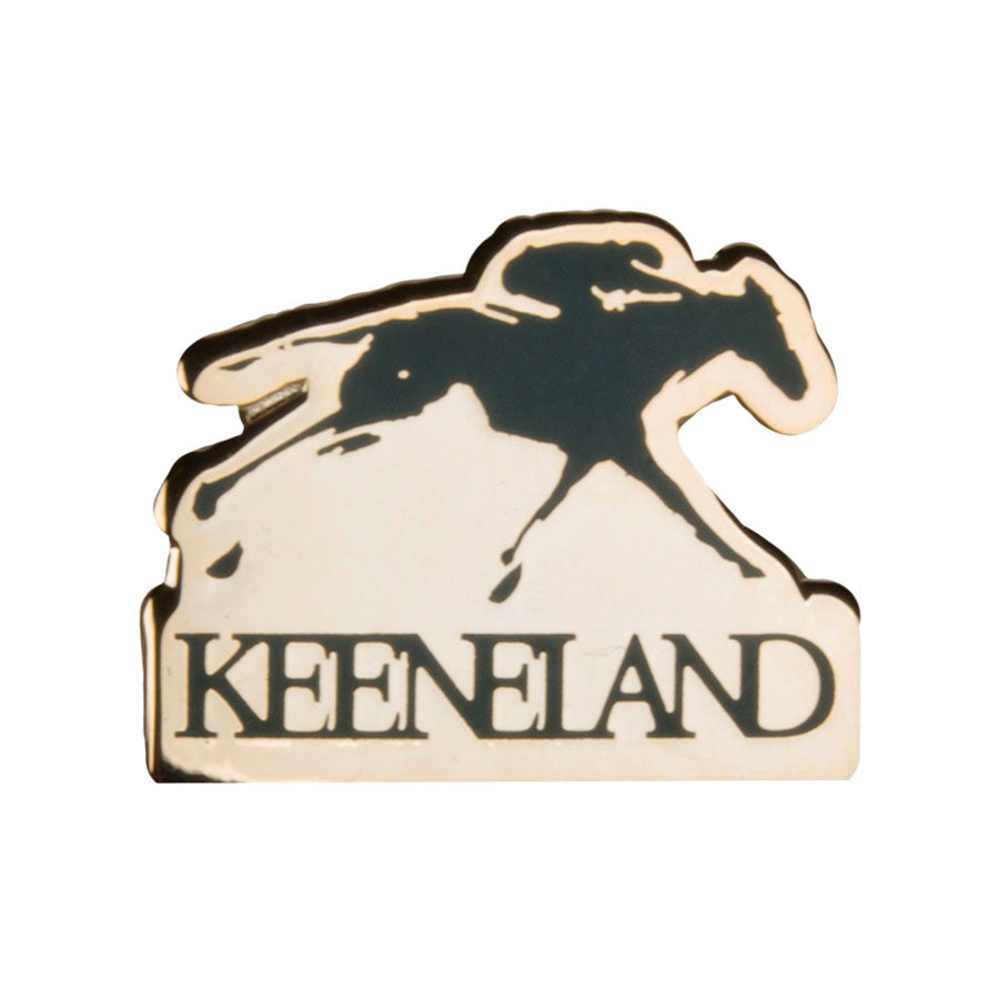 Keeneland Official Logo Gold Lapel Pin