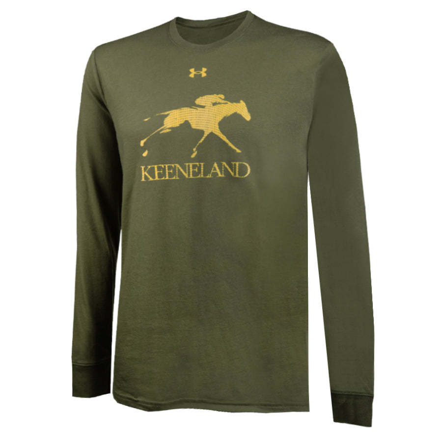 Under Armour Keeneland Men&#39;s Performance Cotton Long Sleeve Tee