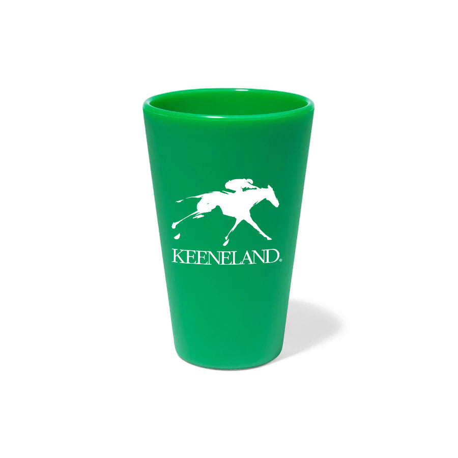 Keeneland 16oz. Silicone Classic Green Pint Glass