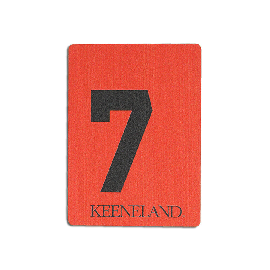 Keeneland Saddle Towel Wooden Magnet