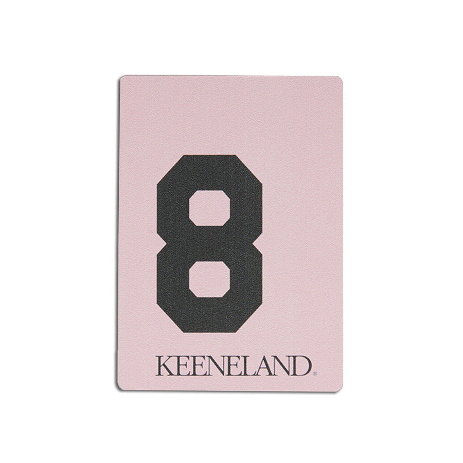 Keeneland Saddle Towel Wooden Magnet