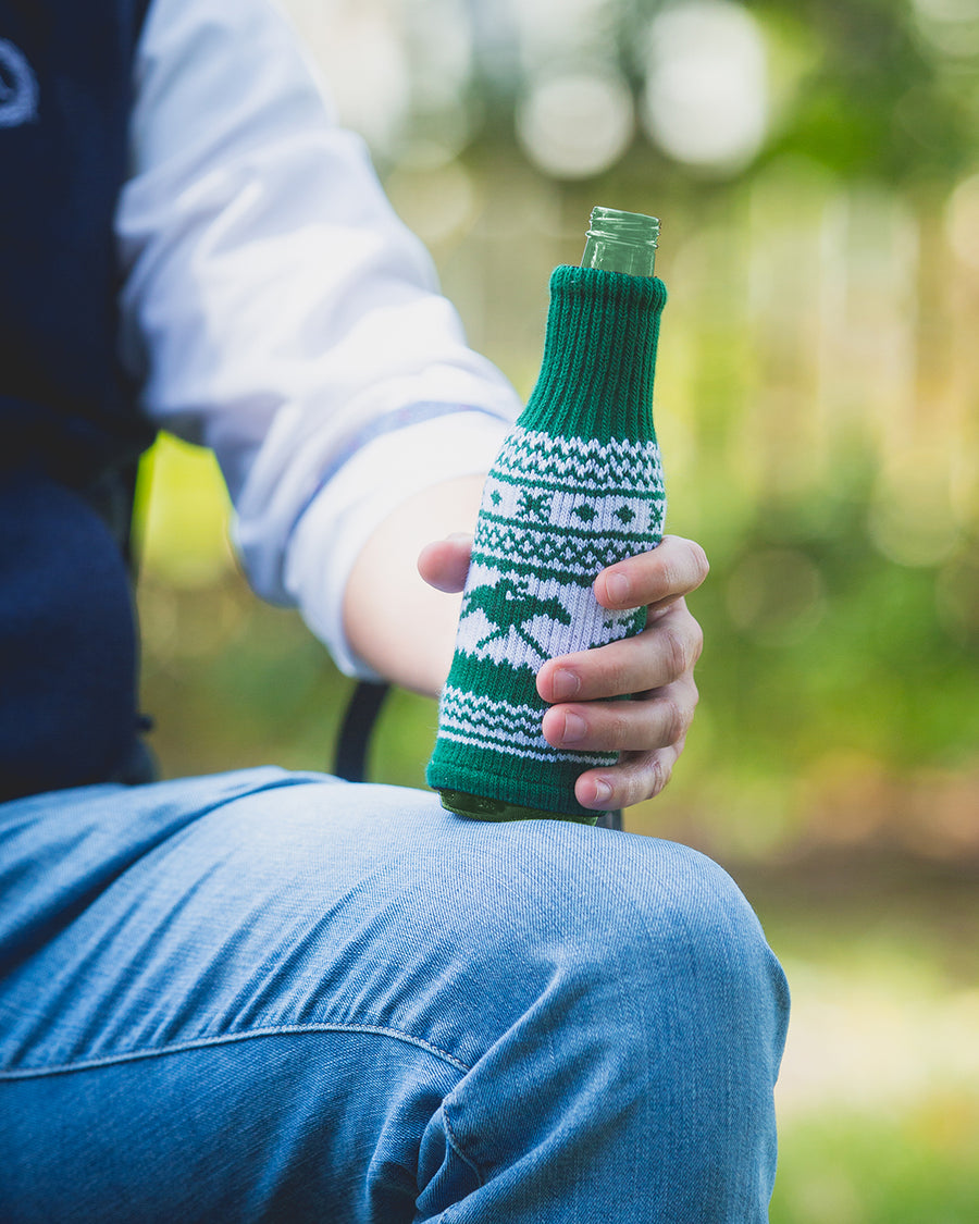 Keeneland Holiday Knit Bottle Cooler